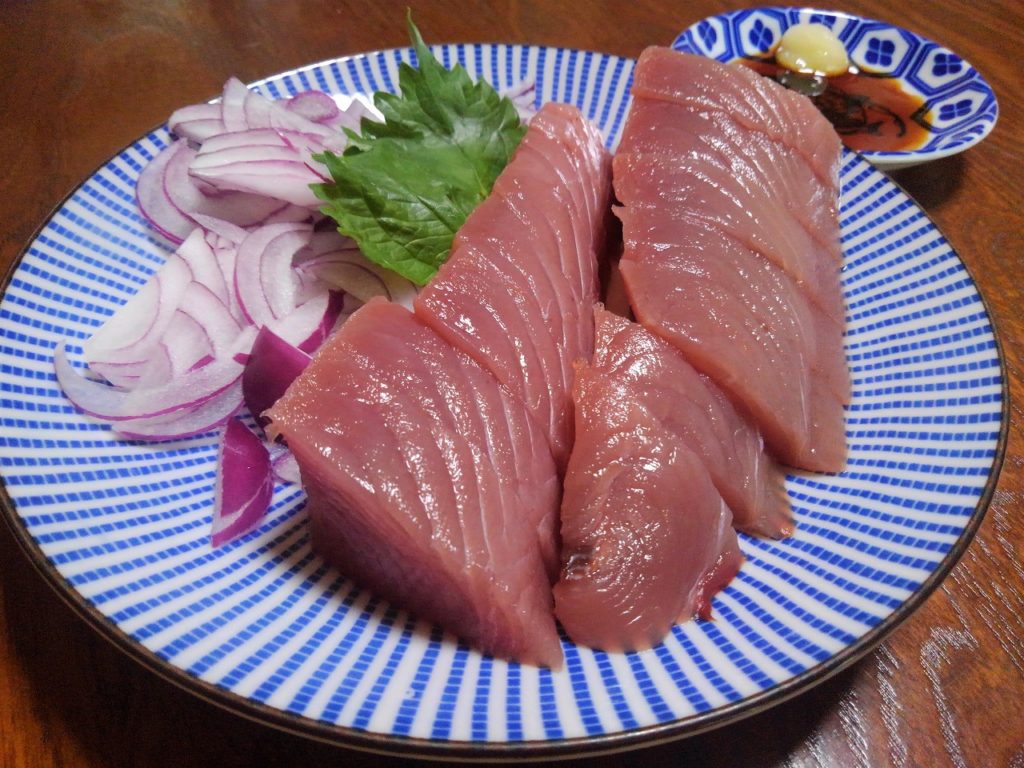 新玉スライス~カツオを添えて~
